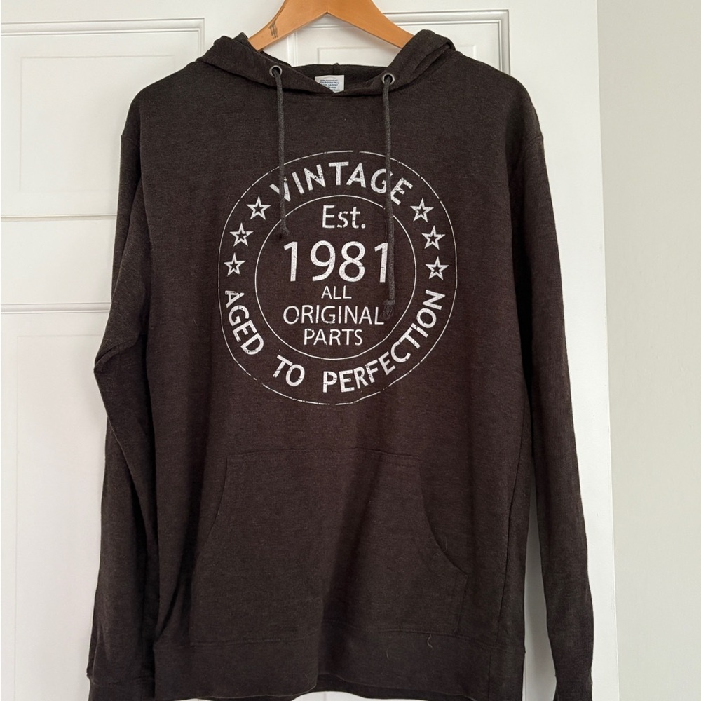 Vintage 1981 charcoal Hoodie